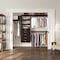 John Louis Home Solid Wood Walk-In Closet System with 5 Drawers Espresso JLH-381 - alternate 1